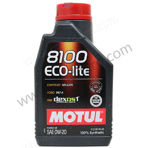 MOT108534 - Motul Motor Oil, 0w-20, Fully Synthetic 1l Bottle for Porsche 