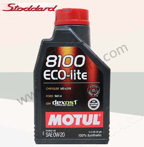MOT108534 - Motul Motor Oil, 0w-20, Fully Synthetic 1l Bottle for Porsche 