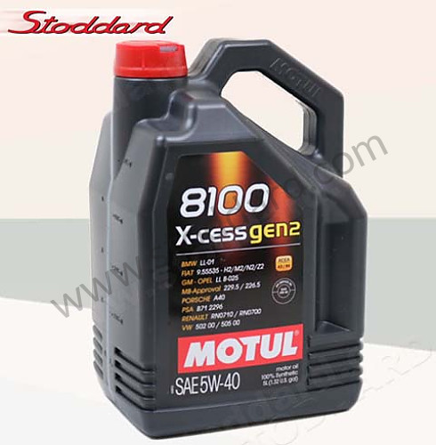 MOT109776 - Motul 8100 X-Cess Gen 2 Synthetic Engine Oil Sae 5w40 5 Liter Jug for Porsche 
