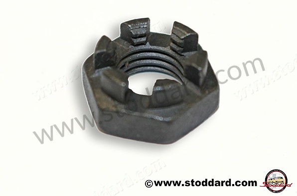 PAF011212 - M12 Castle Nut To Secure The Tie Rod End To The Steering Knuckle for Porsche 924 80-85 &bull; 1980 &bull; 924 Turbo &bull; Coupe &bull; Manual Gearbox, 5 Speed