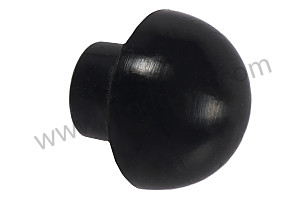 Engine Lid Buffer / Bumper, Black, For Early 356  (NLA02563700)
