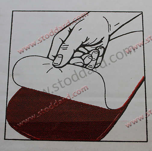 NLA04301200 - Wurth Sound Deadening Insulation Sheets, Self Adhesive, 10 Pieces , 500mm X 200mm X 2mm for Porsche 