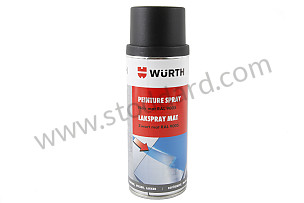 Wurth Matte Black Spray Paint matt black / matt black (EFR) / 400 M (NLA09505200)