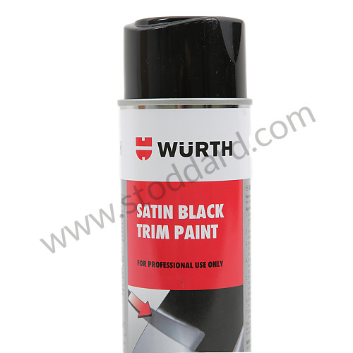 NLA09505300 - Wurth Flexi-Trim Satin Black Flexible Spray Paint. for Porsche 