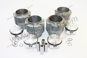 Piston Cylinder Set 1720cc 86mm  JE / Biral 356C 356sc 912. SET OF 4 (NLA10390188)