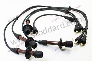 Stoddard Ignition Wire Set For 356 And 912 With Long, Straight Brown Connector  (NLA10995400)