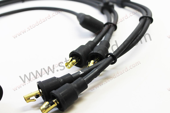 NLA10995400 - Stoddard Ignition Wire Set For 356 And 912 With Long, Straight Brown Connector for Porsche 356C &bull; 1963 &bull; 1600 C (616/15) &bull; Cabrio C &bull; Manual Gearbox, 4 Speed