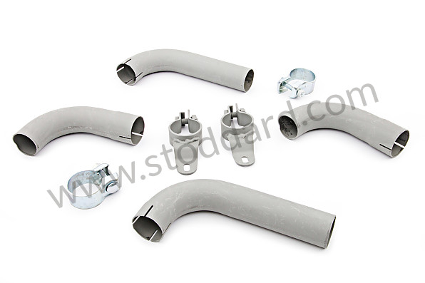 NLA11100600 - Tailpipe Kit For 356B And 356C With USA Heating System
gaskets not included for Porsche 356B T6 &bull; 1961 &bull; 1600 (616/1 T6) &bull; Cabrio B T6 &bull; Manual Gearbox, 4 Speed