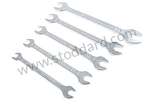 HAZET FLAT WRENCH KIT 8/9 + 10/11 + 12/13 + 14/15 + 17/19 MM  (ANLA19510000)