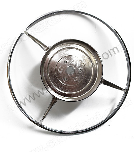 NLA34708506 - Deluxe horn ring without crest for Porsche 356C &bull; 1963 &bull; 2000 Carrera Gs (587/1) &bull; Coupe C &bull; Manual Gearbox, 4 Speed