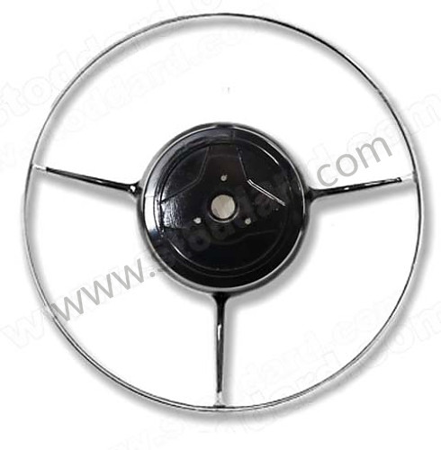 NLA34708506 - Deluxe horn ring without crest for Porsche 356C &bull; 1963 &bull; 2000 Carrera Gs (587/1) &bull; Coupe C &bull; Manual Gearbox, 4 Speed