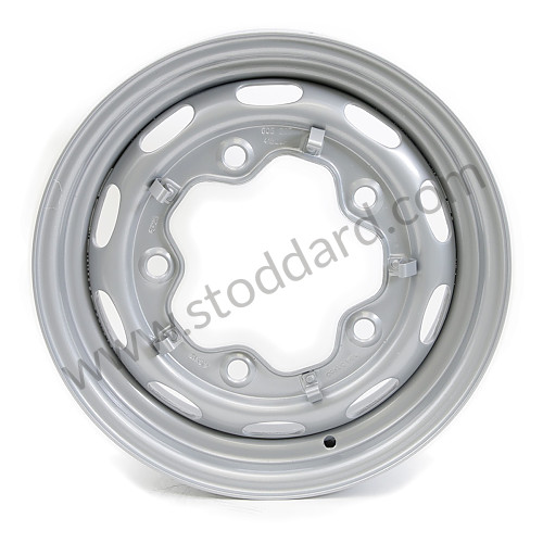 NLA36101010 - Powder coat 15 X 4.5 drum brake wheel for Porsche 