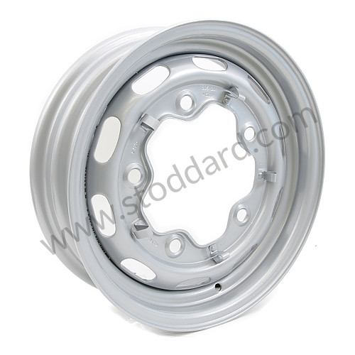 NLA36101010 - Powder coat 15 X 4.5 drum brake wheel for Porsche 