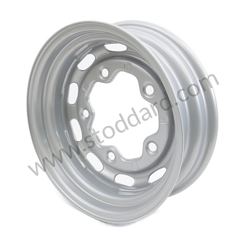 NLA36101010 - Powder coat 15 X 4.5 drum brake wheel for Porsche 