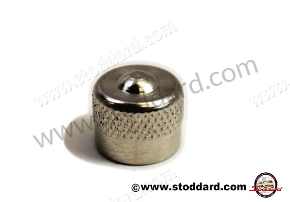 NLA36120231 - Valve Stem Cap, Knurled Steel, All Schrader Tire Valve Stems for Porsche 