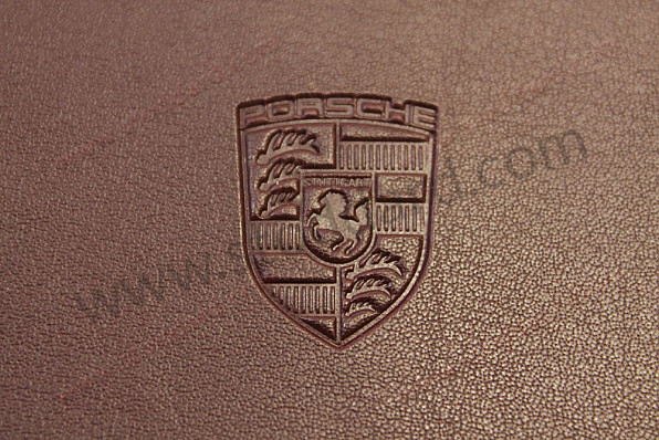 NLA460420 - Cover For Driver's Owners Manual, Maroon Vinyl for Porsche 