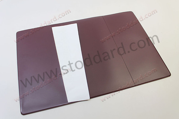 NLA460420 - Cover For Driver's Owners Manual, Maroon Vinyl for Porsche 