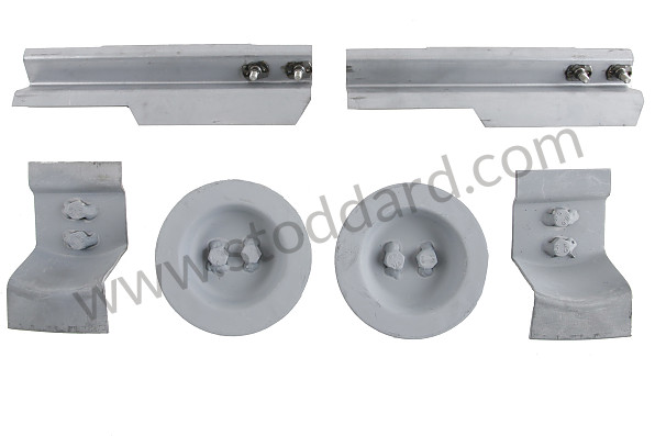 NLA50105400 - 6-Piece Seat Mount Kit For 356A, And 356B T5 for Porsche 356B T5 &bull; 1959 &bull; 1600 (616/1 T5) &bull; Cabrio B T5 &bull; Manual Gearbox, 4 Speed