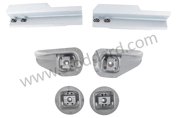 SMS5051406 - Front And Rear Seat Mount Set For 356B T6 And 356C for Porsche 356C &bull; 1963 &bull; 1600 C (616/15) &bull; Cabrio C &bull; Manual Gearbox, 4 Speed