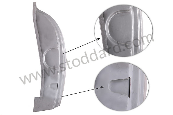 NLA50204141 - Lockpost, Left For Low 3-Hole Striker Plate For 356A T-2 And Speedster for Porsche 