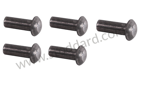 NLA50600200 - Steel Rivets 6x15mm, Package Of Five, 356 Tow Hook for Porsche 356A &bull; 1955 &bull; 1300 (506/2) &bull; Cabrio A T1 &bull; Manual Gearbox, 4 Speed