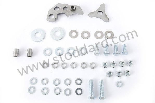 NLA51103100 - Front Hood Or Engine Lid Hinge Repair Kit Thin Version, 4mm for Porsche 356A &bull; 1955 &bull; 1300 (506/2) &bull; Cabrio A T1 &bull; Manual Gearbox, 4 Speed