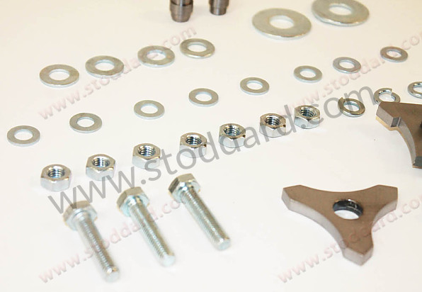 NLA51103110 - Front Hood Or Engine Lid Hinge Rebuild Kit. Thick Version, 6mm for Porsche 356B T6 &bull; 1961 &bull; 1600 (616/1 T6) &bull; Cabrio B T6 &bull; Manual Gearbox, 4 Speed