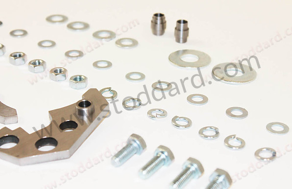NLA51103110 - Front Hood Or Engine Lid Hinge Rebuild Kit. Thick Version, 6mm for Porsche 356B T6 &bull; 1961 &bull; 1600 (616/1 T6) &bull; Cabrio B T6 &bull; Manual Gearbox, 4 Speed