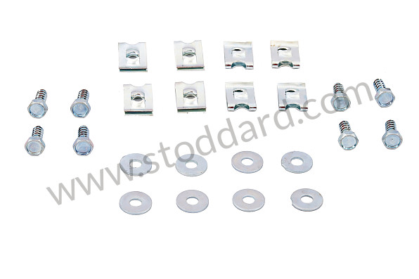 NLA51200200 - Late Engine Lid Grille Screw Set. 356B T6, 356C for Porsche 