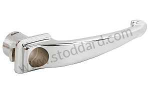 Early Square Edge Outer Door Handle For 356 Pre-A And 356A Pre-T2 