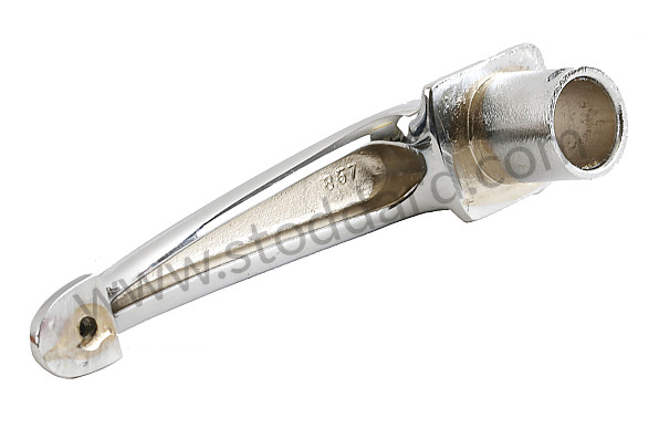 NLA52020 - Early Square Edge Outer Door Handle For 356 Pre-A And 356A Pre-T2 for Porsche 356A &bull; 1955 &bull; 1300 (506/2) &bull; Cabrio A T1 &bull; Manual Gearbox, 4 Speed