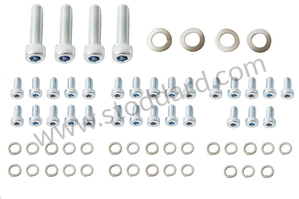 NLA52100800 - Late Seat Rail Screw Set Contains All Proper Hardware Fit 356B T6, 356C for Porsche 
