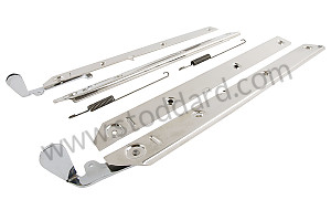 Early Upper Seat Rail Track Set. Includes Springs. 356, 356A. SET OF 4 / UPPER