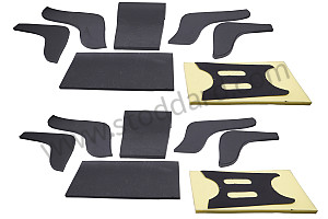 Complete Seat Padding Kit Set For 356 Speedster 2 Versions available for this part