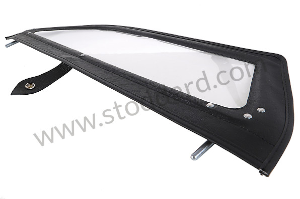 NLA53100105700 - Speedster Side Curtain Set, Clear Plastic Window with Black Canvas, Includes a 2 compartment storage bag for Porsche 356A &bull; 1955 &bull; 1300 S (589/2) &bull; Speedster A T1 &bull; Manual Gearbox, 4 Speed