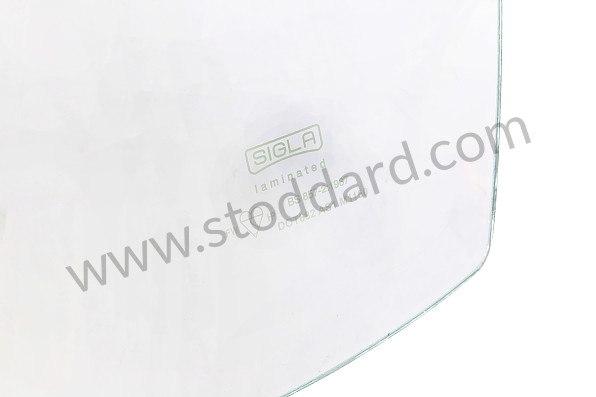 NLA54110106 - Clear Windshield For 356B T6 And 356C Coupe. Correct Sigla Logo. for Porsche 
