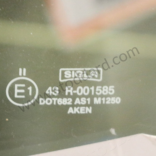 NLA54110149 - Tinted Windshield For 356 Speedster Models, Marked Sigla for Porsche 