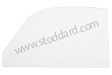 Door Glass, Clear, Left Or Right For 356 356A Coupe. With Small Sekurit Markings