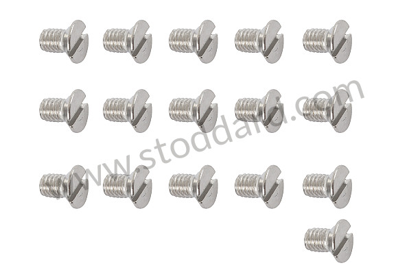 NLA54300100 - Quarter Window Frame Screw Set For All Years Coupe for Porsche 356C &bull; 1963 &bull; 1600 C (616/15) &bull; Coupe Reutter C &bull; Manual Gearbox, 4 Speed