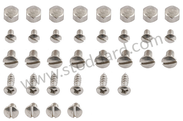 NLA54300200 - Quarter Window Hinge And Latch Screw Set For All Years Coupe for Porsche 356C &bull; 1963 &bull; 1600 Sc (616/16) &bull; Coupe Reutter C &bull; Manual Gearbox, 4 Speed