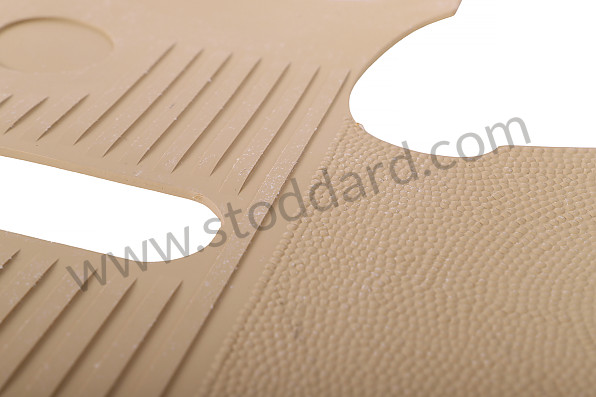 NLA55110100400 - Complete Tan Rubber Floor Mat Set For 356A. for Porsche 