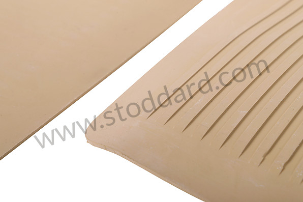 NLA55110100400 - Complete Tan Rubber Floor Mat Set For 356A. for Porsche 