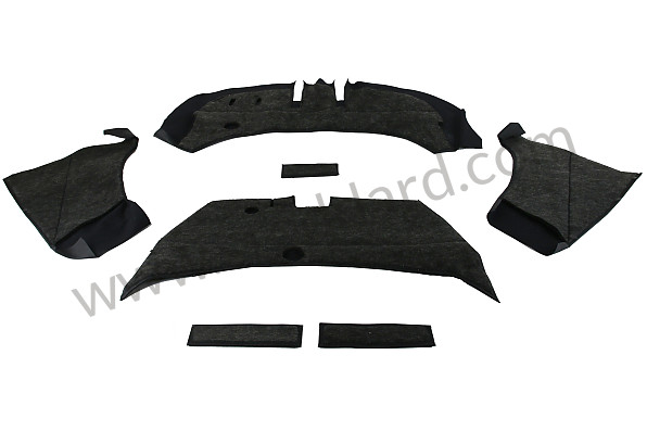 NLA55198100 - Engine Compartment Sound Insulation Kit, 356 Pre A Coupe for Porsche 356A &bull; 1955 &bull; 1300 (506/2) &bull; Cabrio A T1 &bull; Manual Gearbox, 4 Speed