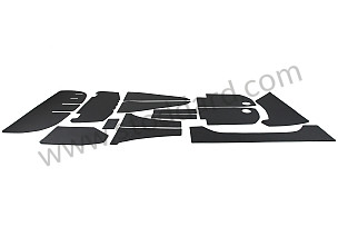 Engine Compartment Sound Insulation Kit For 356A T2 And 356B T5 Coupe Models  (NLA55198102)