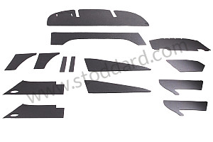 Engine Compartment Sound Insulation Kit For 356B T6 And 356C Coupe Models 