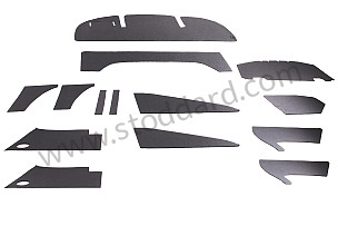 Engine Compartment Sound Insulation Kit For 356B T6 And 356C Coupe Models  (NLA55198106)