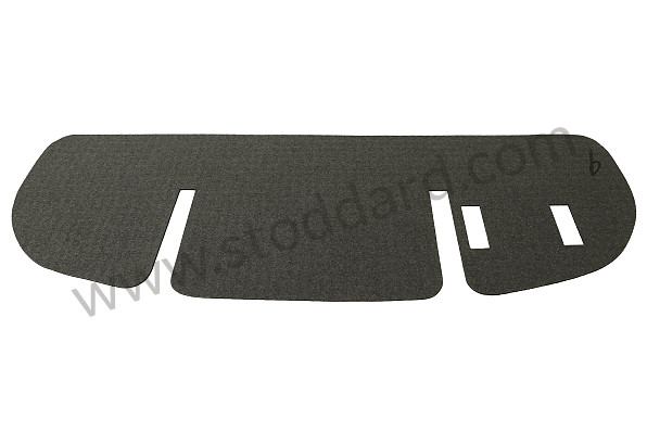 NLA55198107 - Engine Compartment Sound Insulation Kit For 356A T2, 356B, And 356C Cabriolet 15 Pc for Porsche 356B T6 &bull; 1961 &bull; 1600 (616/1 T6) &bull; Cabrio B T6 &bull; Manual Gearbox, 4 Speed