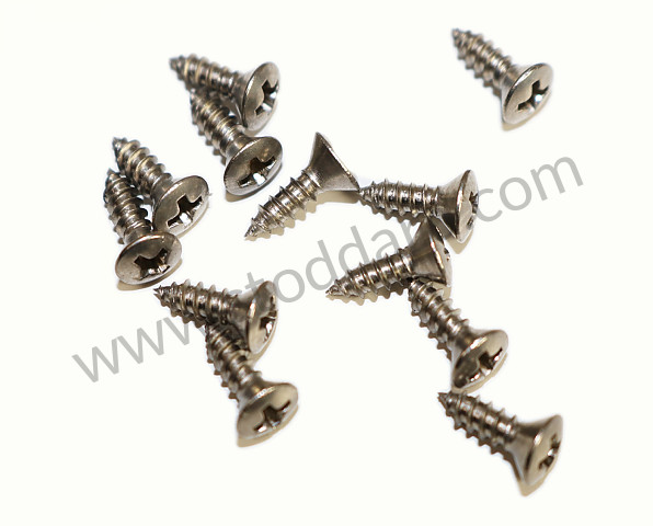 NLA55200245 - Defroster Vent Screw Set, Convertible D And Roadster for Porsche 