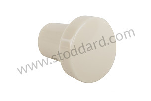 Ivory Knob For Trunk, Engine Lid And Fresh Air Vent Pull Cable With 5mm Thread. 356A. IVORY / IVORY (NLA55281100IVO)