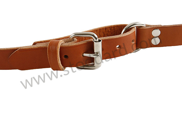 NLA55531100TAN - Tan Leather Interior Luggage Strap For 356 And 911 912 Up 1973 - Set Of Two for Porsche 
